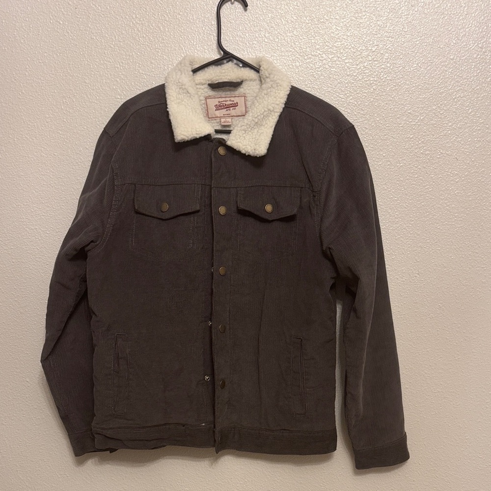 Levi's Brown Corduroy Jacket with Sherpa Collar